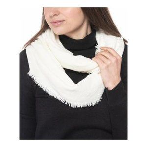 CHARTER CLUB Woven Chenille Loop Scarf - Ivory - NWT